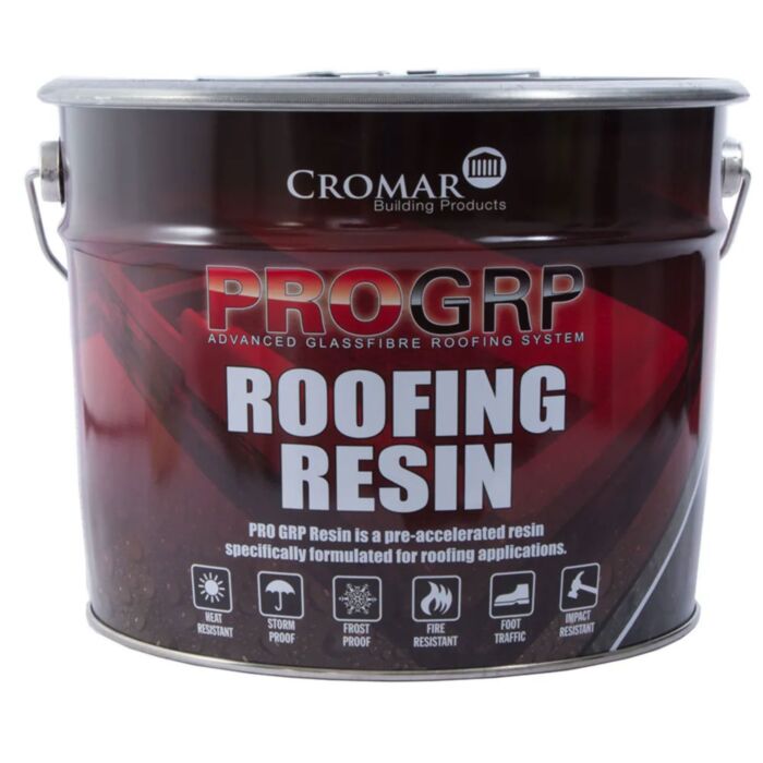 Cromar Pro GRP Roofing Resin Clear 10kg