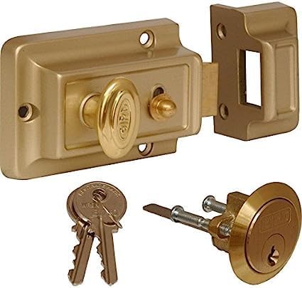 ManMax - Brass Door Lock with 3 Keys Included (FE9515)