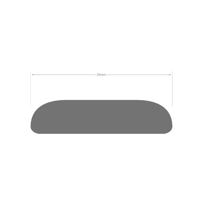 25mm D Mould Architrave - Rounded Edge Trim 5m