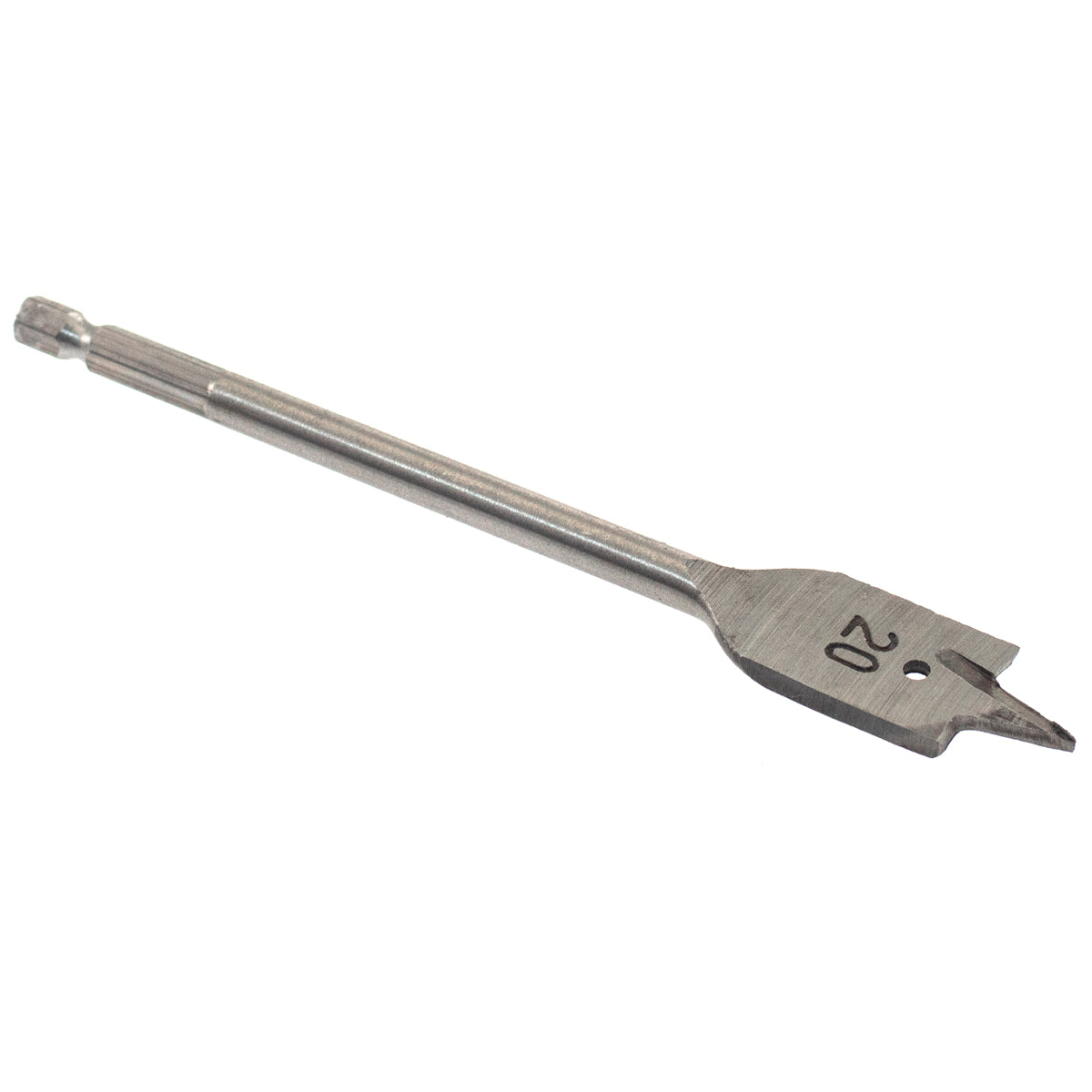 20mm X 152mm Quick Change Flat Wood Hex Shank Drill Bit