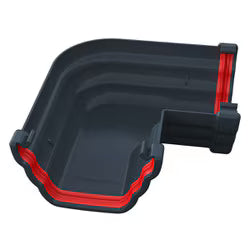 Freefoam Ogee 90° Gutter Angle - Anthracite Grey