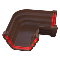 Freefoam Ogee 90° Gutter Angle - Brown