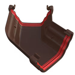 Freefoam Ogee 135° Gutter Angle - Brown