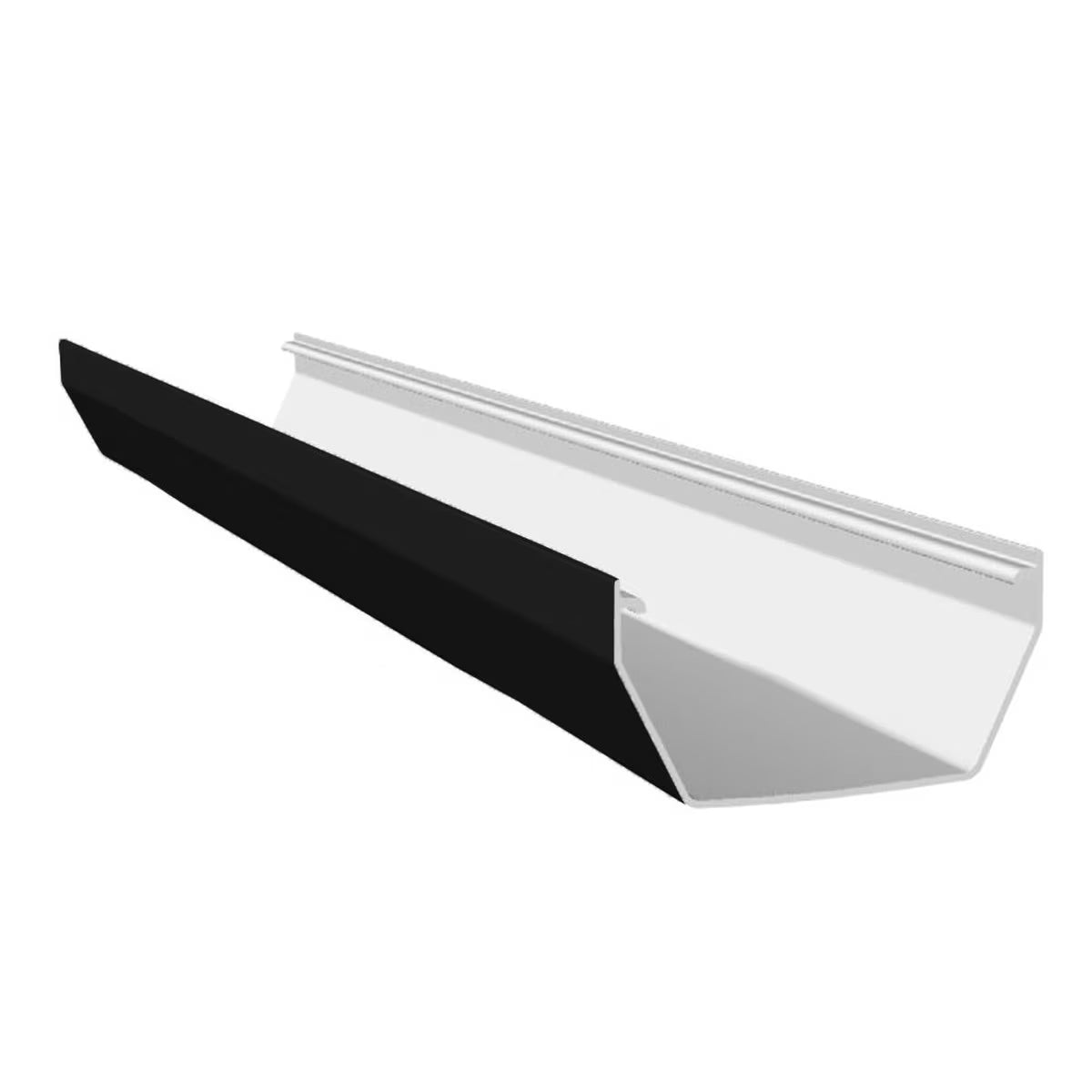 Freefoam uPVC 114mm Square Gutter – 4 Metre - Black