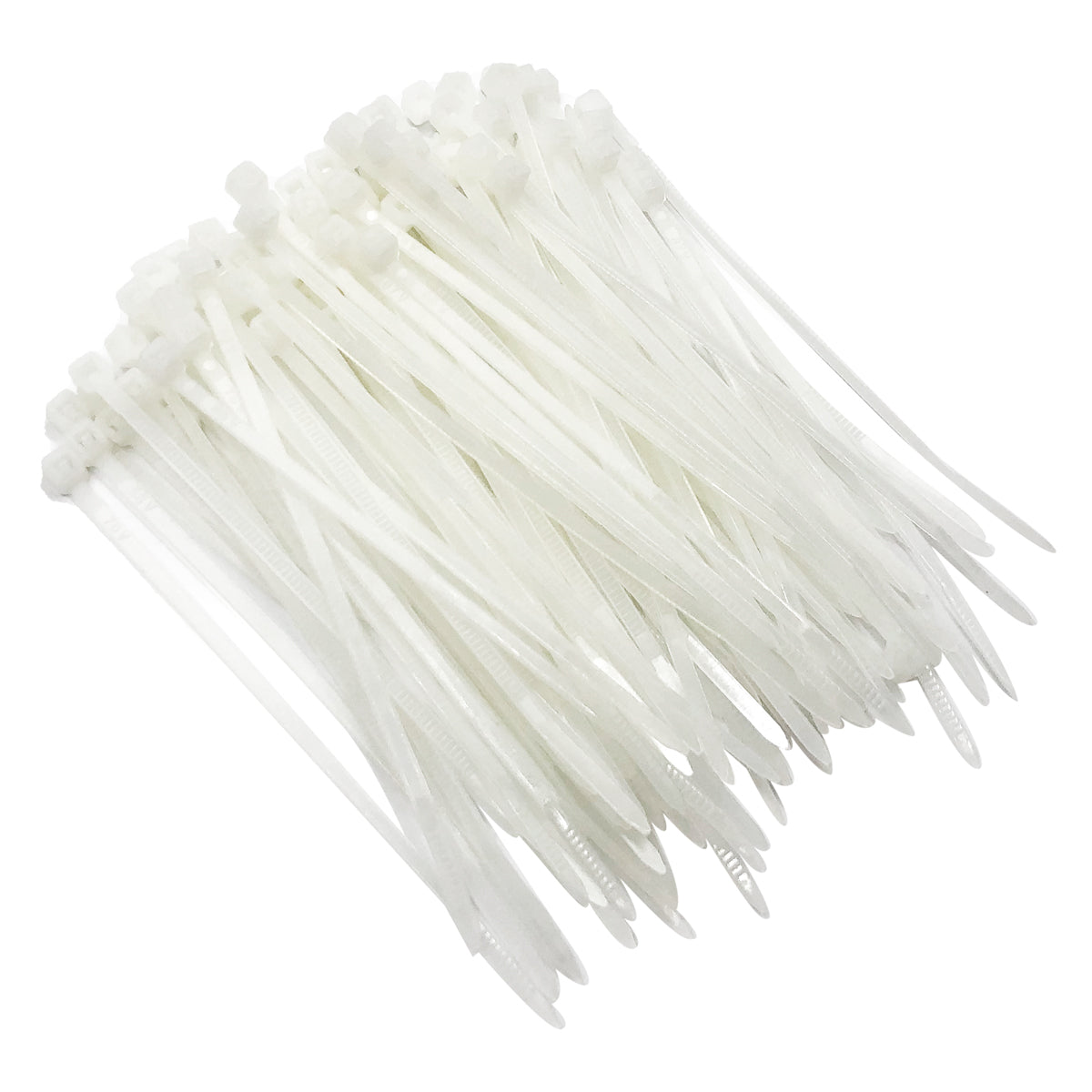 100pcs Tie Wraps (100 x 2.5 mm) White