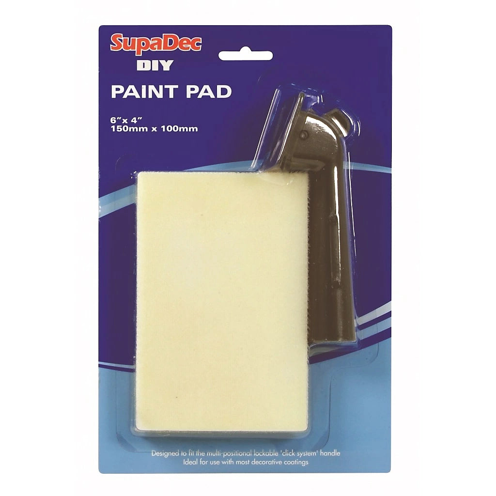SupaDec DIY Paint Pad with Handle - 6x4"