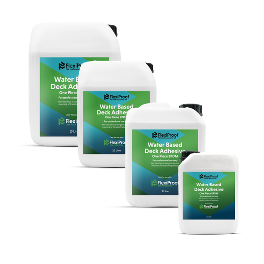 FlexiProof Rubber Roofing Water-Based Adhesive for Flat Roofs – EPDM Glue