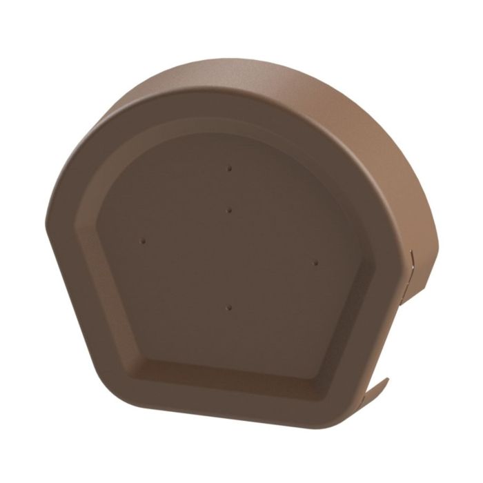 Euroverge Universal Dry Verge End Caps (Round) - All Colours