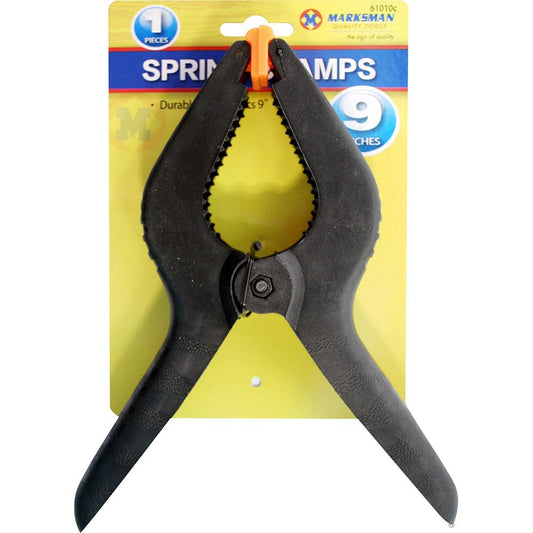 Marksman -  1pc 9"/23cm Spring Clamp - Black