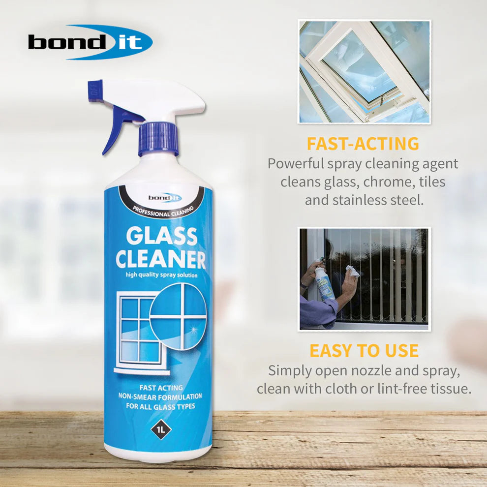 Glass Cleaner Spray + Tissue
