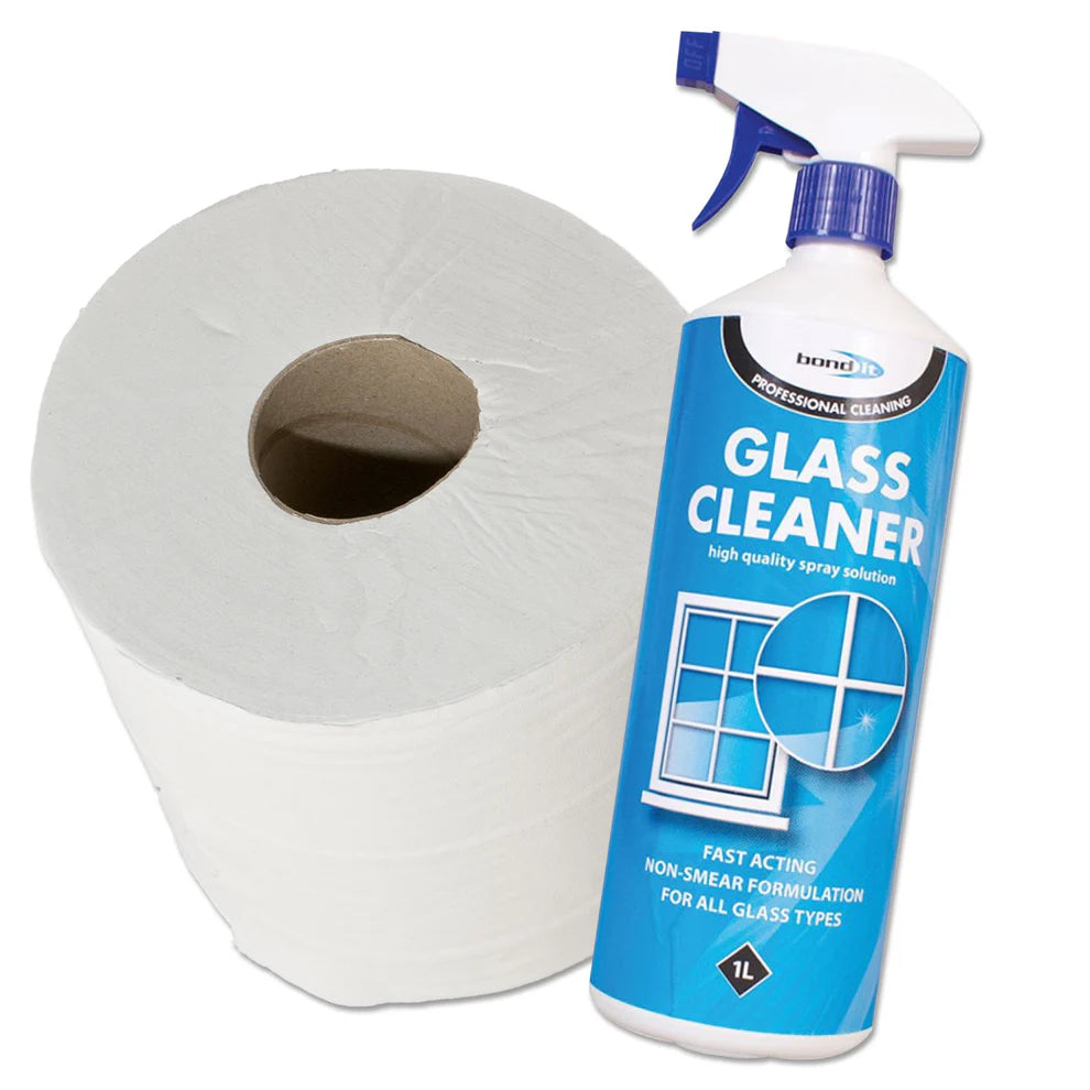 Glass Cleaner Spray + Tissue – AHK