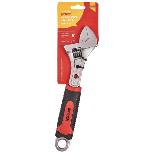 10” Adjustable Wrench Injected Grip