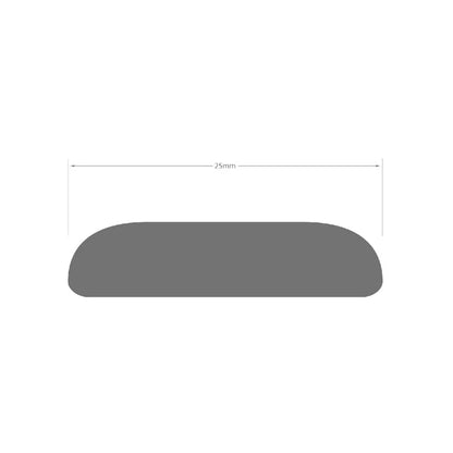 25mm D Mould Architrave -  Rounded Edge Trim 5m