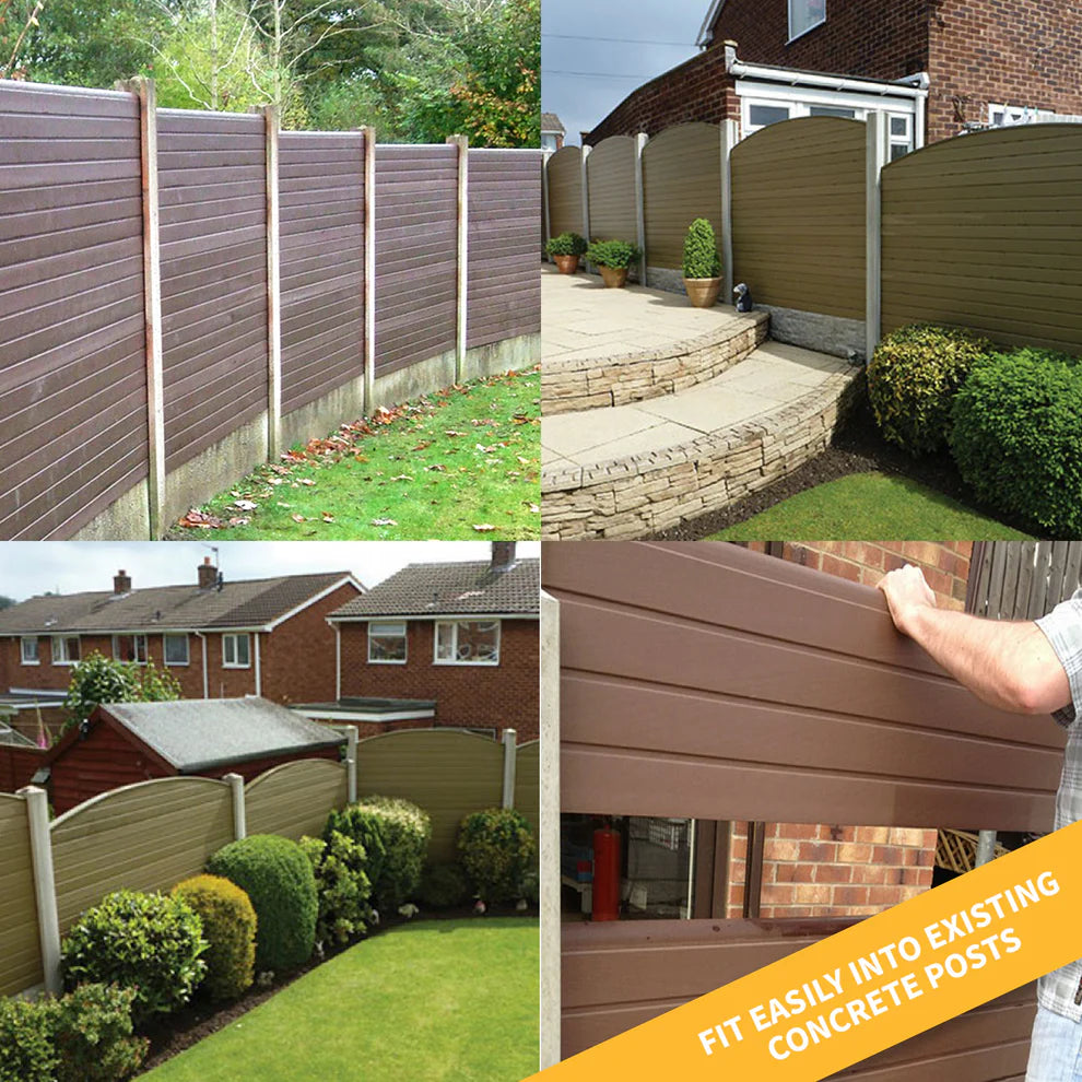 Eco Fence Panel – Concave Top
