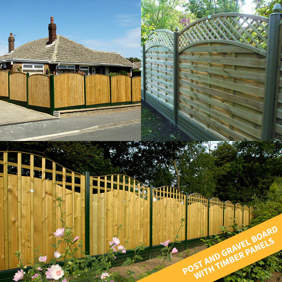 Eco Fence Panel – Concave Top