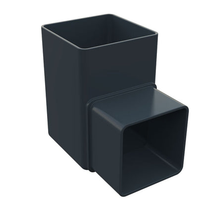 Freefoam Square 90° Offset Bend – Anthracite Grey