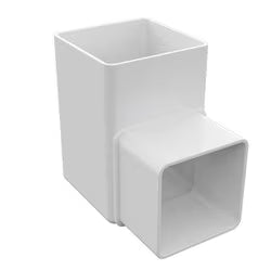 Freefoam Square 90° Offset Bend – White