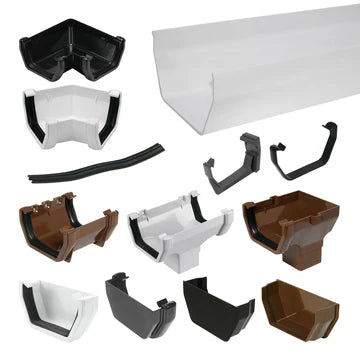FloPlast Square Profile 114mm Gutter