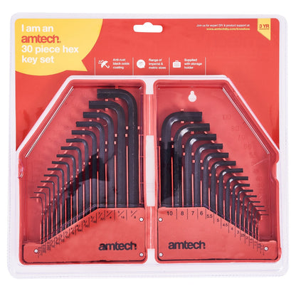 30pc Hex Key Set