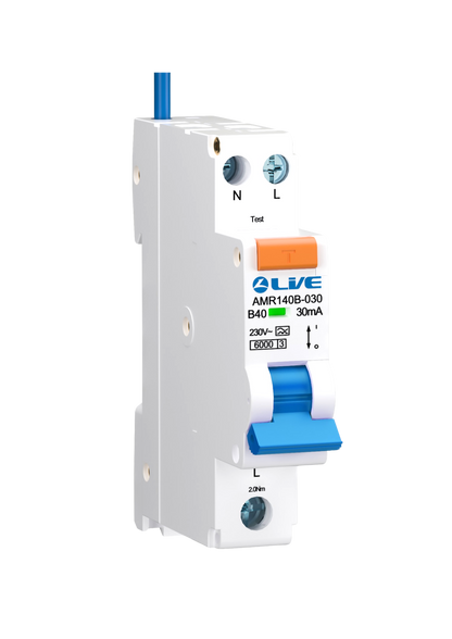 Live Electrical 30mA Type A 16A 6kA B Curve Bi-Directional RCBO