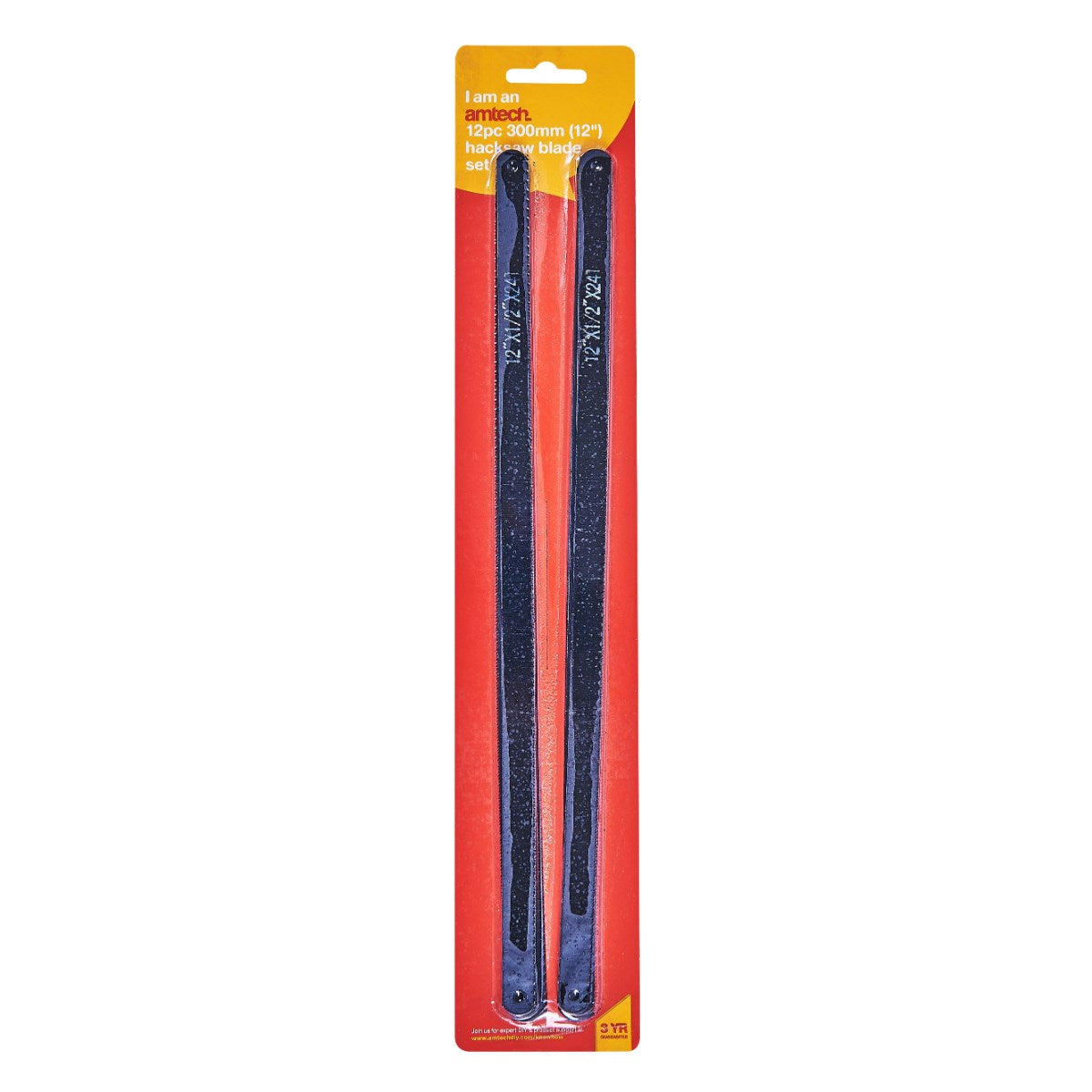 12pc - 12″ - (300mm) Hacksaw Blades