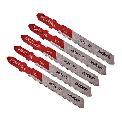 5pc Metal Jigsaw Blade Set - T21
