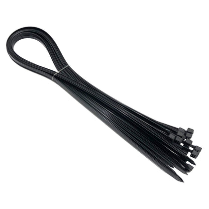 15pcs Tie Wraps (1000mm x 8.7 mm) Black