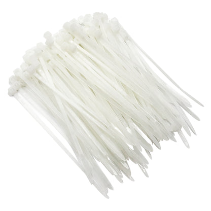 100pcs Tie Wraps (100 x 2.5 mm) White