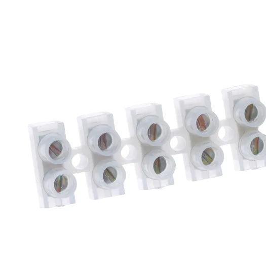 BG Electrical - 5 AMP, 12 Way Strip - Terminal Block