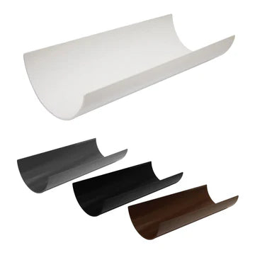 FloPlast Half Round Gutter 4m