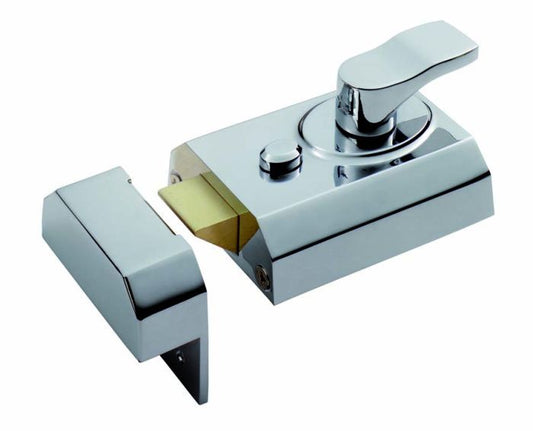 Eurospec RCN8360PC Rim Cylinder Deadlocking Nightlatch 60mm Level 3 Polished Chrome